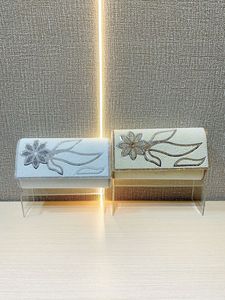 New Polyester High-end Evening Daily Casual Small Square Light Luxury Elegant Women's Fashionable <b>Clutch</b> Bag Sequins Tanjing - Product Image 4