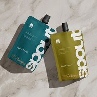 Pochette de recharge personnalisée anti-humidité réutilisable pour crème visage, format 50ml 100ml 150ml, avec bec verseur pour cosmétiques et soins de la peau