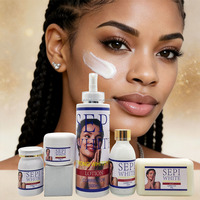 Ensemble de soins de la peau avancés SEPI White, éclaircit et unifie visiblement le teint, atténue les taches brunes et le mélasma pour les peaux foncées, vente en gros