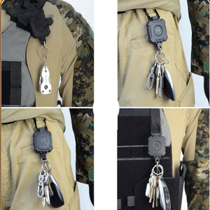 Llavero Retráctil Multifuncional Antipérdida, Resistente, con Cable de Acero, Accesorios, Herramienta Clásica - Product Image 3