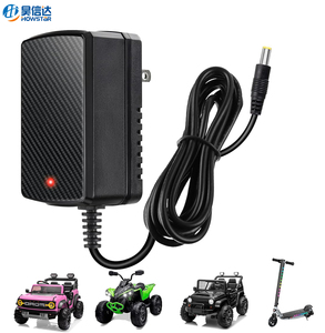 Chargeur mural personnalisable HaoXin HX-2001 12V 1A 12W pour voitures électriques pour enfants, éclairage LED / certifié FCC - Product Image 1