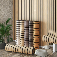 Papier peint auto-adhésif moderne pour cuisine et salle de bain, grille à fentes tridimensionnelle XPE décorative pour mur intérieur