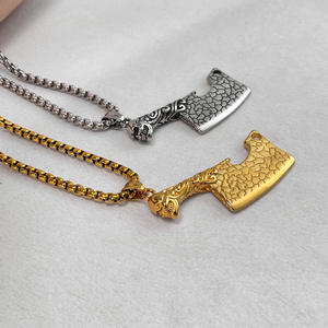 Opk Unique Hip-hop Trendy Versatile Bijoux Vente à Chaud Couteau de Cuisine Pendentif Collier Accessoires pour Hommes Anniversaire - Product Image 1