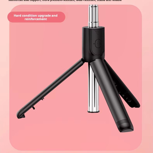 R1S Disparo Horizontal y Vertical Mini Selfie Stick portátil R1S con rotación de <span class=keywords><strong>360</strong></span> <span class=keywords><strong>grados</strong></span> Luz de relleno Trípode de soporte de teléfono plegable - Product Image 5