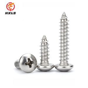 Vis autotaraudeuses DIN 7981 personnalisables à tête cylindrique croisée à filetage M3 Longueurs 10mm Oxyde noir M3M6M5M4 Tailles pour métrique lisse - Product Image 4