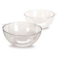 Boule de décoration en plastique Transparent, 10cm, boule de décoration pour arbre de noël