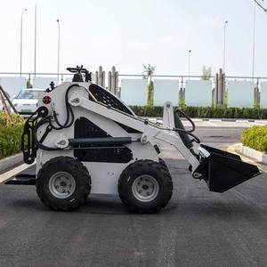 Mini Cargadora de Ruedas Nueva con Tracción <span class=keywords><strong>4x4</strong></span>, Capacidad de Carga de 1 Tonelada, Accesorio de Cucharón - La Mejor Mini Retroexcavadora de China en Venta - Product Image 3