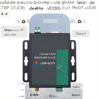 Módem Celular Serial Inalámbrico Externo LTE CAT 1 4G GSM RS232 RS485 MQTT SMS USR-G771-E para Europa con Ranura para Tarjeta SIM en Stock