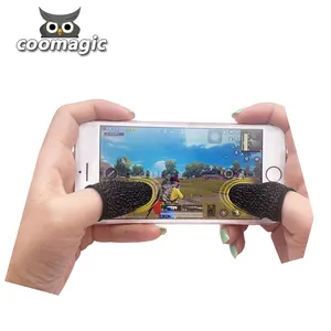 Breathable Game Controller Finger Cover Sweat Proof Gaming Finger Gloves Non-Scratch Sleeve Sensitive Nylon Mobile Touch Screen