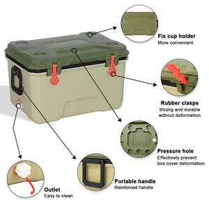 Bộ Hộp Làm Mát Ngực Cá Bằng Nhựa Cách Nhiệt 4L To145L - Product Image 4