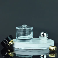 Vente en gros de flacons pompe en verre de 30 ml, 50 ml, 100 ml, distributeur de sérum cosmétique, flacon de parfum Crystal Hill