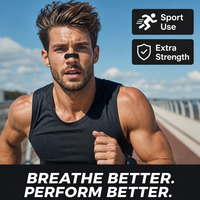 Bandes nasales 30 pièces, sport, usage quotidien, sans latex, adhésif puissant, meilleure respiration nasale, meilleur sommeil, OEM, ODM, logo personnalisé, marque privée