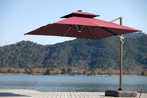 Hermosa romano jardín sombrilla <span class=keywords><strong>Roma</strong></span> colgando paraguas al aire libre playa para café - Product Image 5