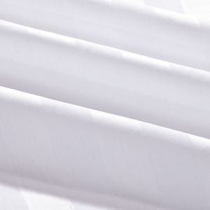 Ensemble de literie en coton blanc Star <span class=keywords><strong>Hotel</strong></span> Collection draps de lit de <span class=keywords><strong>luxe</strong></span> Queen King Size - Product Image 3