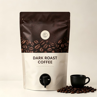 Bolsa Doypack Personalizada con Válvula Dispensadora para Concentrado de Café Frío de 1L, 3L, 96oz, 128oz