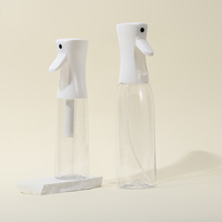 Bouteille pulvérisateur vide en plastique transparent de haute qualité, bouteille à pompe à brume continue