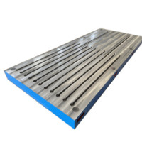Plaque de surface en granit à rainures en T 2026 - Table en fonte avec insert