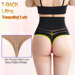 Tanga de cintura alta para mujer, moldeador de Control de barriga, ropa moldeadora adelgazante, levantador de talla grande de glúteos, bragas moldeadoras de cintura alta sin costuras - Product Image 1