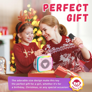 K10 Không Dây Mini Nhà Trẻ Em Của Ktv Di Động Hifi Âm Thanh Cao Chất Lượng Stereo Microphone Loa RGB Cho 5.3 Ce Rohs FCC - Product Image 4