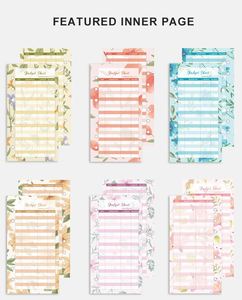 Cuaderno de Presupuesto Personalizado para Negocios, Libro de Desafío de Ahorro de Dinero, Sobres para Efectivo, Hojas Sueltas, Plástico, Serigrafía - Product Image 4
