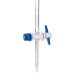 Bureta de vidrio Boro3.3 con llave de paso de PTFE, vidrio de laboratorio, 10ml, 25ml, 50ml, 100ml - Product Image 5