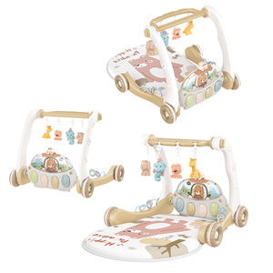 <span class=keywords><strong>3</strong></span> en 1 Baby Walker Convert Baby Activity Gym Mat Múltiples infantil Piano Rack Pedal Niños Juguetes educativos - Product Image 1