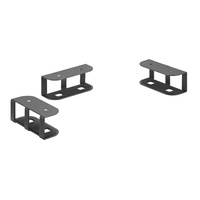 Support de rangement pour ordinateur portable sous le bureau DA02-9, supports de montage pour tablette, étagère sous la table, station d'accueil cachée, support 3 pièces