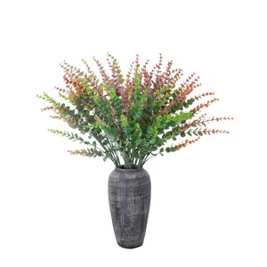 Fleur artificielle CallaFloral Eucalyptus à tige unique en PVC pour décoration intérieure, mariage, artisanat, style INS - Product Image 5