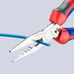 Alicates combinados Knipex de 6 pulgadas de ancho de mandíbula y 1 pulgada de longitud, con dientes serrados, de grado industrial, de acero al cromo vanadio, modelo 13-160 - Product Image 1