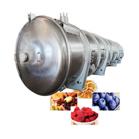 Machine de lyophilisation industrielle sous vide pour bœuf, mouton, poulet, poisson, crevettes, concombre de mer, et séchage par sublimation des œufs et de la viande