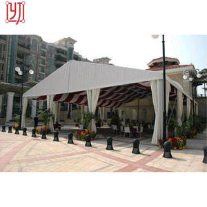 Tente de réception en PVC avec structure en aluminium robuste et résistante au vent, pour mariage ou fête, à vendre en tailles 6x9, 7x7, 6x12 - Product Image 2