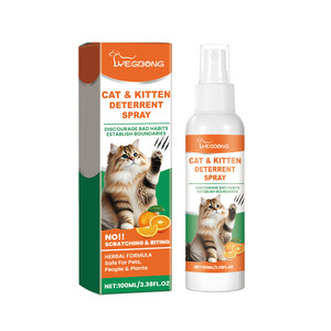 Spray Disuasorio para Gatos y Gatitos YEGBONG |   Fórmula Herbal para Detener Mordeduras y Arañazos, Segura para Mascotas y Plantas - 100ML, Entrenamiento de Comportamiento para Mascotas - Product Image 1