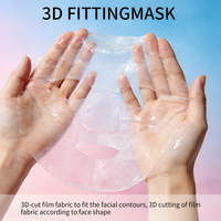 ODM Custom Orange Aloe Soft Vitamin Skincare Moisturizing Sodium Hyaluronic Acid Whitening Dry Face Beauty Facial Mask Sheets.