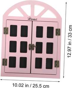 DOITOOL, ventana colgante, pizarra, tablero de mensajes, letrero decorativo de madera para restaurantes, pubs y uso doméstico para notas y especial A - Product Image 2