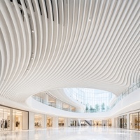 Profilé de plafond suspendu en aluminium rond pour faux plafond et panneau mural décoratif – Vente en gros