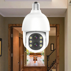 Nuova telecamera <span class=keywords><strong>Wireless</strong></span> di sicurezza Wifi IR visione notturna di rilevamento del movimento lampadina Monitor telecamera CCTV per uso domestico - Product Image 1