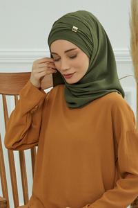Boutique Hijab respirant instantané lin coton mousseline <span class=keywords><strong>de</strong></span> soie Turban Jersey Hijab foulard musulman léger chapeau musulman <span class=keywords><strong>Bonnet</strong></span> - Product Image 3