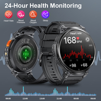 Reloj Inteligente LIGE BWK66 (10 Días de Batería) para Hombre, Contesta Llamadas, Linterna LED, Música, Monitor de Actividad Física, Compatible con Android e iOS