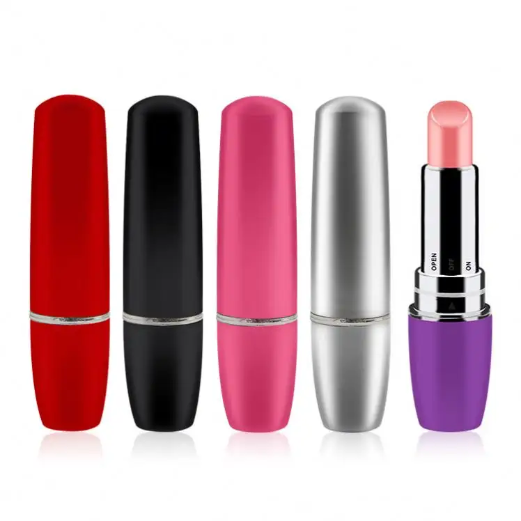 Groothandel Aaa Batterij Mini Lippenstift Vibrator G-Spot Vibrerende Massager Kogel Massage Lippenstift Mini Vibrator Voor Vrouwen