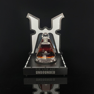 Présentoir à vin lumineux avec éclairage LED pour spiritueux et champagne, éclairage décoratif moderne, pré-assemblé - Product Image 2