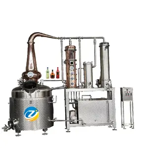 ZJ 1000L distillateur de tête de whisky machines de producteur d'alcool Destiladora De Alcohol