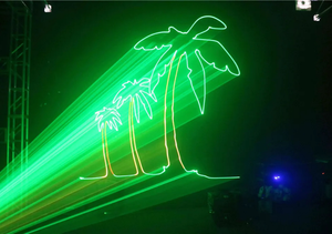 Spectacle Visuel Artistique Interactif, Projecteur de Spectacle Laser RGB Programmable de 20 <span class=keywords><strong>Watts</strong></span> à Activation Sonore, Logos Personnalisés, Jardin - Product Image 3