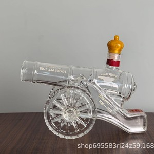 Nuovo Prodotto Transfrontaliero: Decanter per Whisky a Tema Arsenal Gunners, Bottiglia Creativa a Forma di Cannone - Product Image 1
