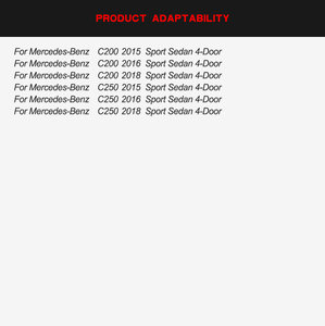 Labbro Paraurti Anteriore in Fibra di Carbonio per <span class=keywords><strong>Mercedes</strong></span>-Benz Classe <span class=keywords><strong>C</strong></span> W205 Sport Sedan 4 Porte 2015-2018 - Product Image 6