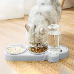 Vente en gros de distributeur d'eau et de nourriture 3 en 1 de haute qualité, bol pour animaux de compagnie - Product Image 3