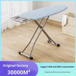 Hàng may mặc hấp phân cao cấp Kim Loại bàn ủi sắt ống đứng gấp điện sắt Pad Giá ủi quần áo bảng - Product Image 2