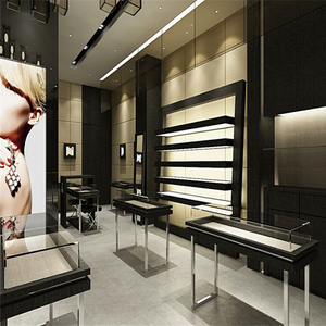 <span class=keywords><strong>Vitrinas</strong></span> <span class=keywords><strong>de</strong></span> cristal <span class=keywords><strong>usadas</strong></span> para joyería Mostrador <span class=keywords><strong>de</strong></span> joyería con luz LED bloqueado - Product Image 6