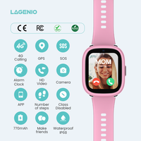 Reloj Inteligente LAGENIO K3 4G con Tarjeta SIM, Pantalla de 1.7 Pulgadas, Posicionamiento GPS+LBS+WIFI, Modo de Videollamada HD, IP68, Certificaciones CE, FCC y RoHS, Reloj Inteligente para Niños