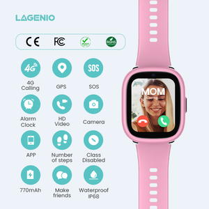 นาฬิกาอัจฉริ<span class=keywords><strong>ย</strong></span>ะ LAGENIO K3 4G รองรับซิมการ์ด หน้าจอ 1.7 นิ้ว ระบบระบุตำแหน่ง GPS+LBS+WIFI โหมดคลาส วิดีโอคอลความคมชัดสูง IP68 มาตรฐาน CE FCC RoHS นาฬิกาอัจฉริ<span class=keywords><strong>ย</strong></span>ะสำหรับเด็ก - Product Image 2