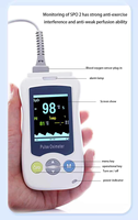 Oxymètre de pouls rechargeable pour animaux de compagnie à usage vétérinaire professionnel avec sondes Oxymètres de pouls portatifs pour vétérinaires